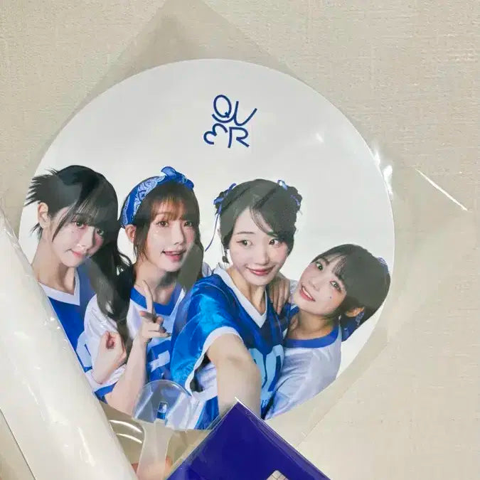 QWER 우리틴틴 콜라보 / 포카 / 부채 / 포스터 ( 미개봉 )