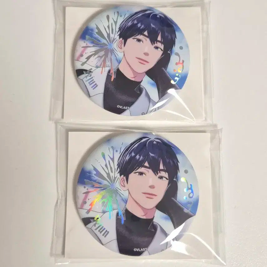 플레이브 2주년 팝업 대쉬 캔뱃지 백예준