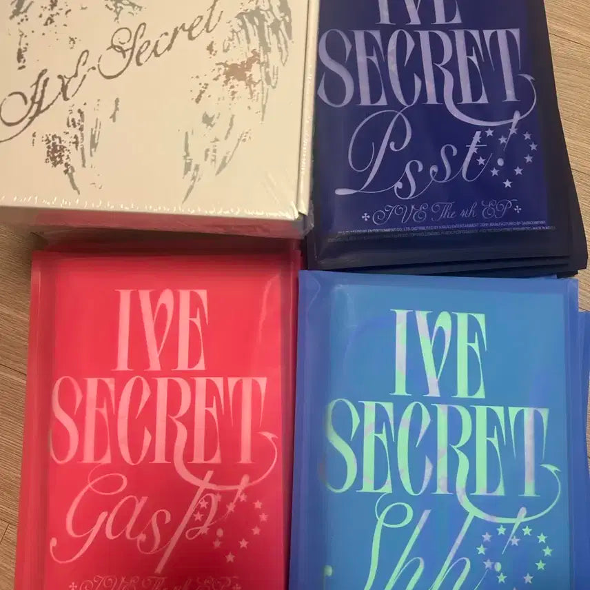 아이브 4집 SECRET 4종 미개봉 앨범 세트