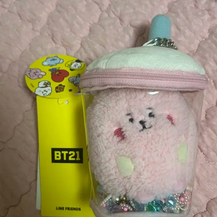BT21 정국 쿠키 버블티 인형