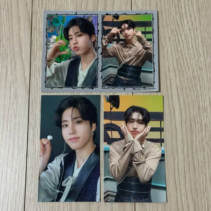 스트레이키즈 더사운드 일본 한정판B 앨범 + 한지성 한 포카 2장+스티커