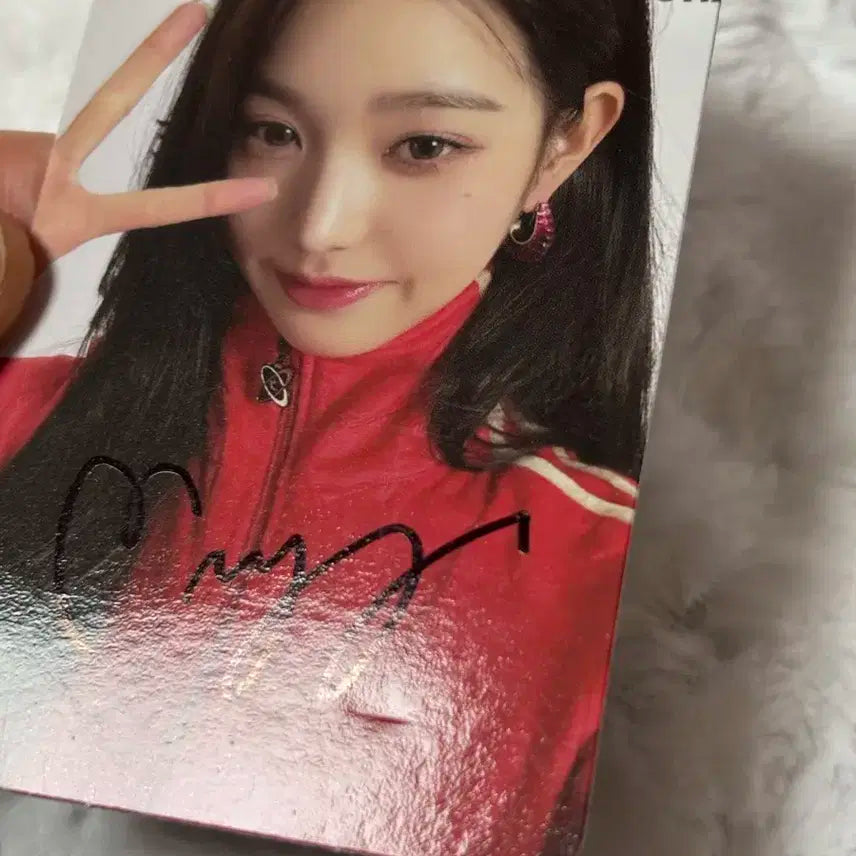 아이브 장원영 아이엠 싸인포카