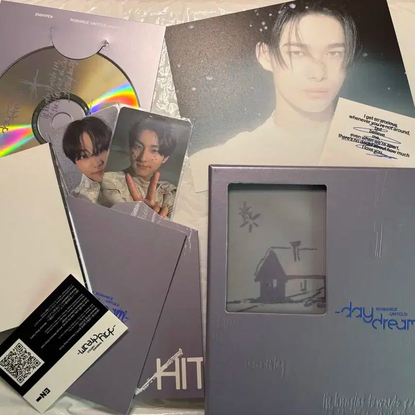 엔하이픈 데이드림 화이트미드나잇 개봉앨범 풀셋
