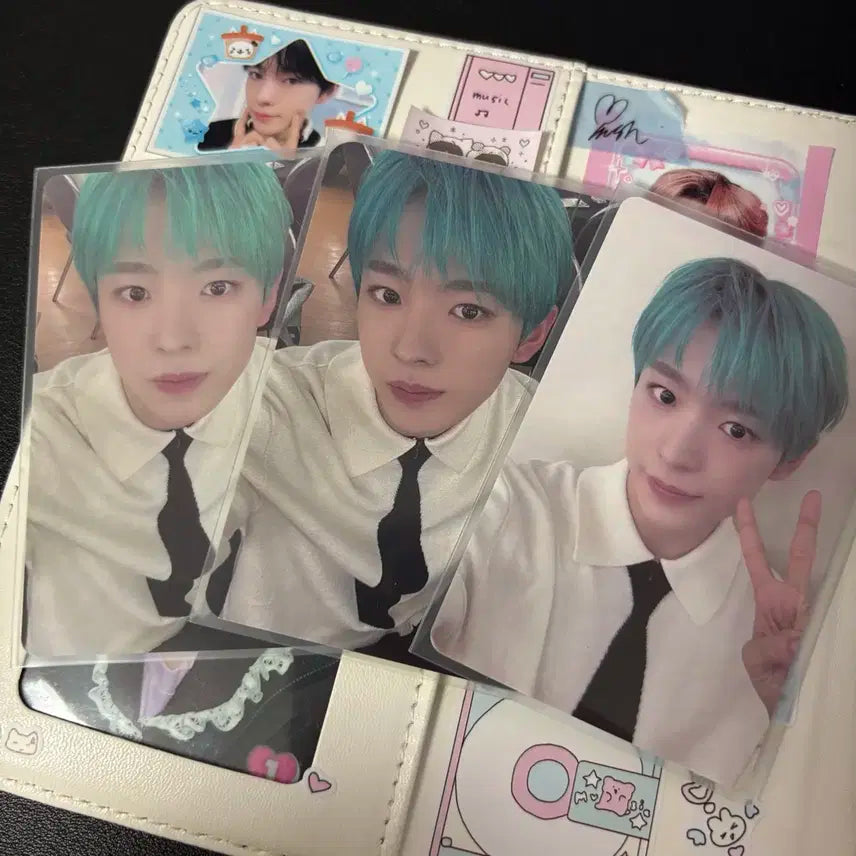 엔시티위시 유우시 위시 kms 송버드 포카 파란머리 포카