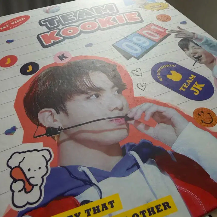 방탄소년단 정국 팀쿠키 포카 A4 바인더