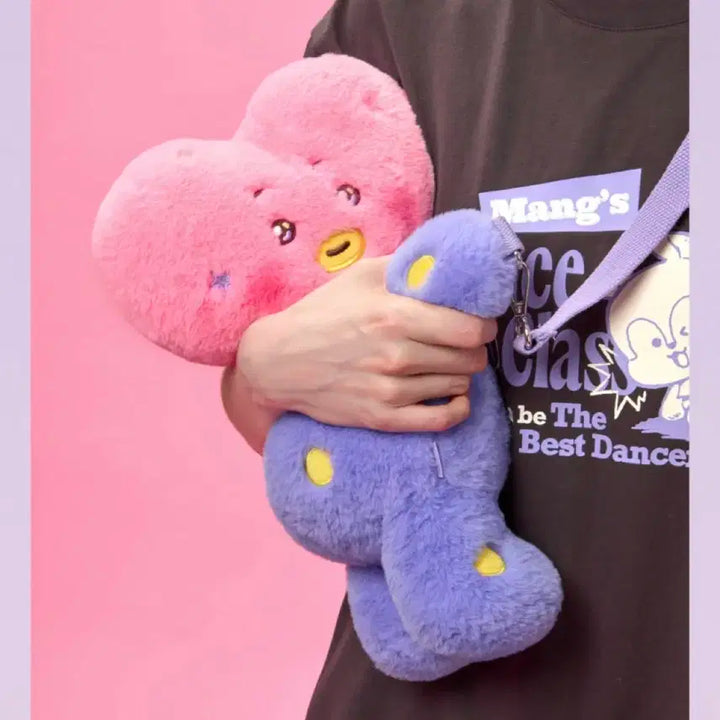 (한정판매)BT21 더 저니 안아줘요 인형 크로스백 TATA