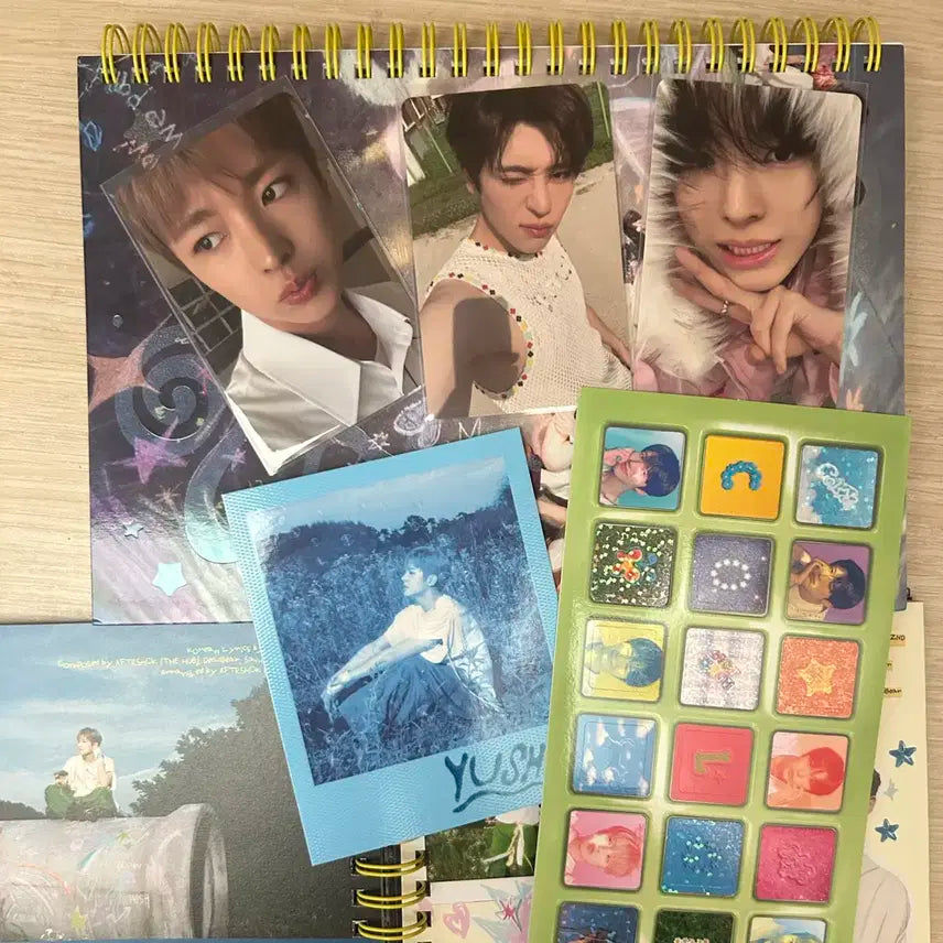 풀구성) 엔시티위시 컬러 포토북 유우시 초회한정반 포카