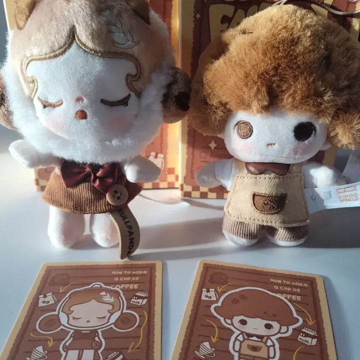 팝빈 커피 공장 시리즈 인형 키링