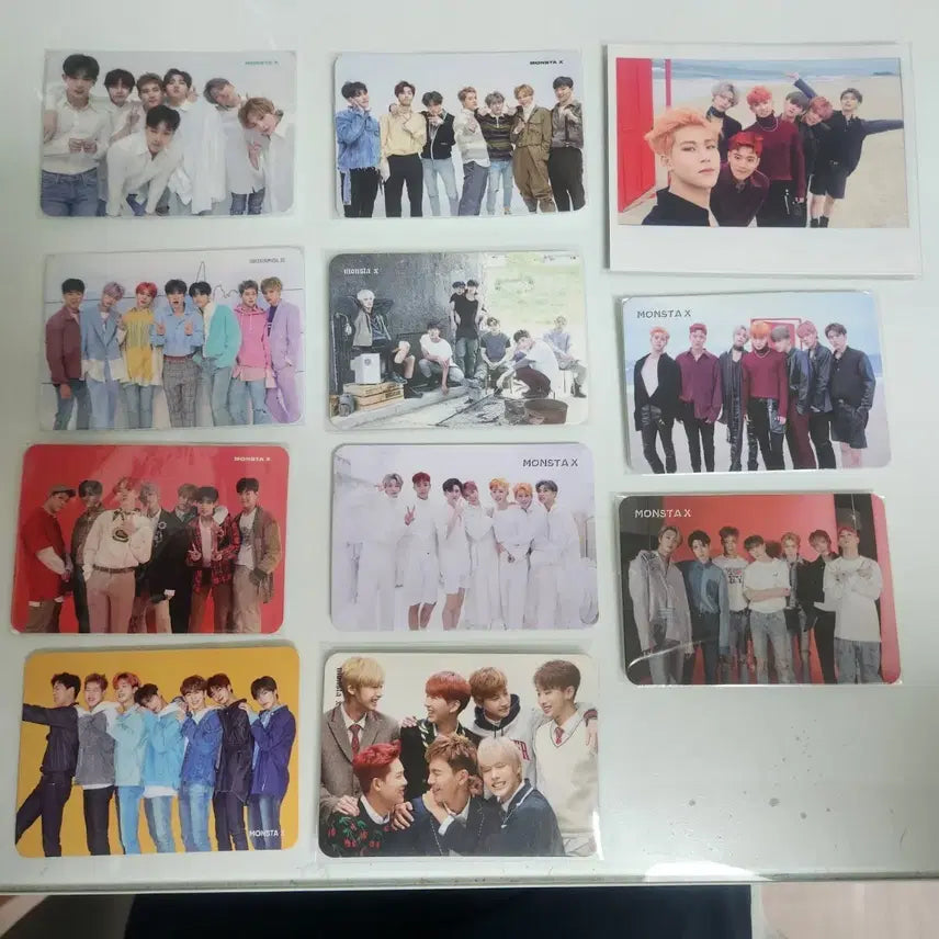 몬스타엑스 단체 포토카드 일괄 판매