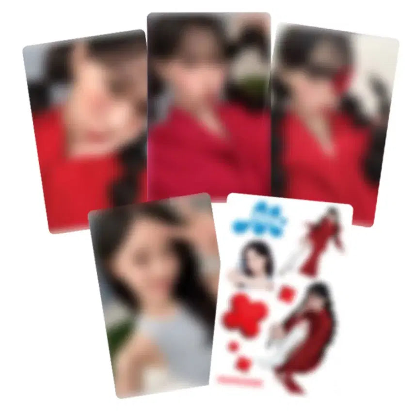 에스파 윈터 포카 4장+스티커 1장 양도 마몽드 aespa 리치맨