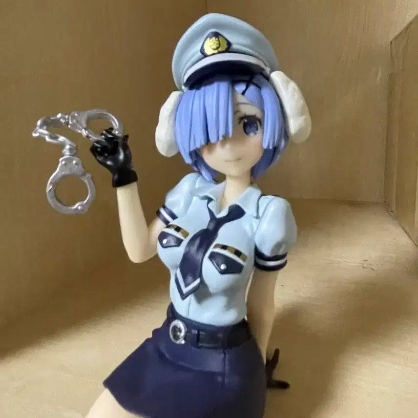 리제로 렘 경찰 이누미미 누들스토퍼 피규어