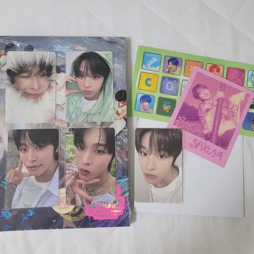 (리쿠 포카 세트)엔시티위시 컬러 포토북 앨범 초회한정반 폴라는 사쿠야