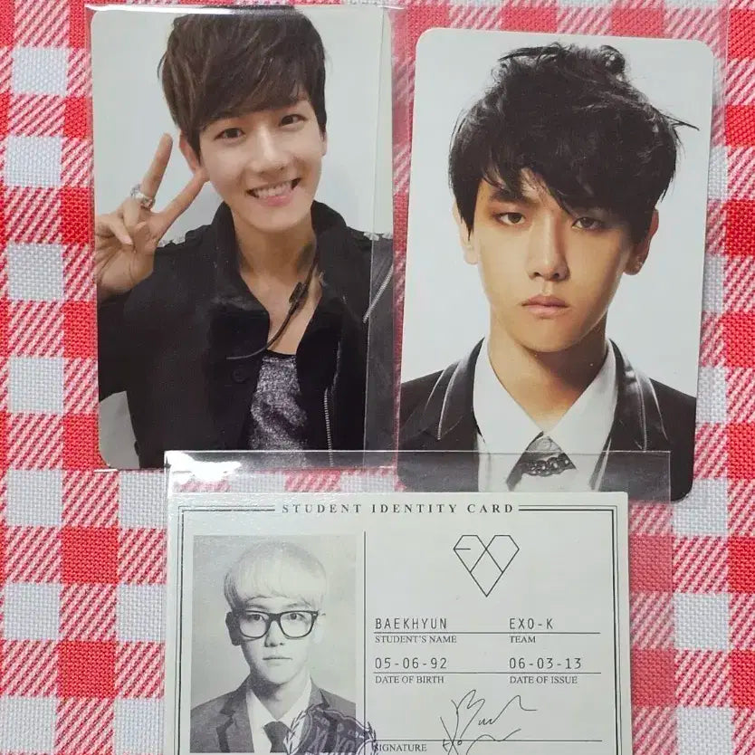 엑소 백현 포카 늑미 마마 중독 일괄