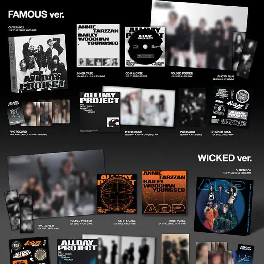 (배포O) ALLDAY PROJECT Famous, Wicked 버전