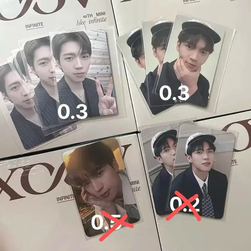 인피니트 남우현 Dangerous like infinite 앨범 포카