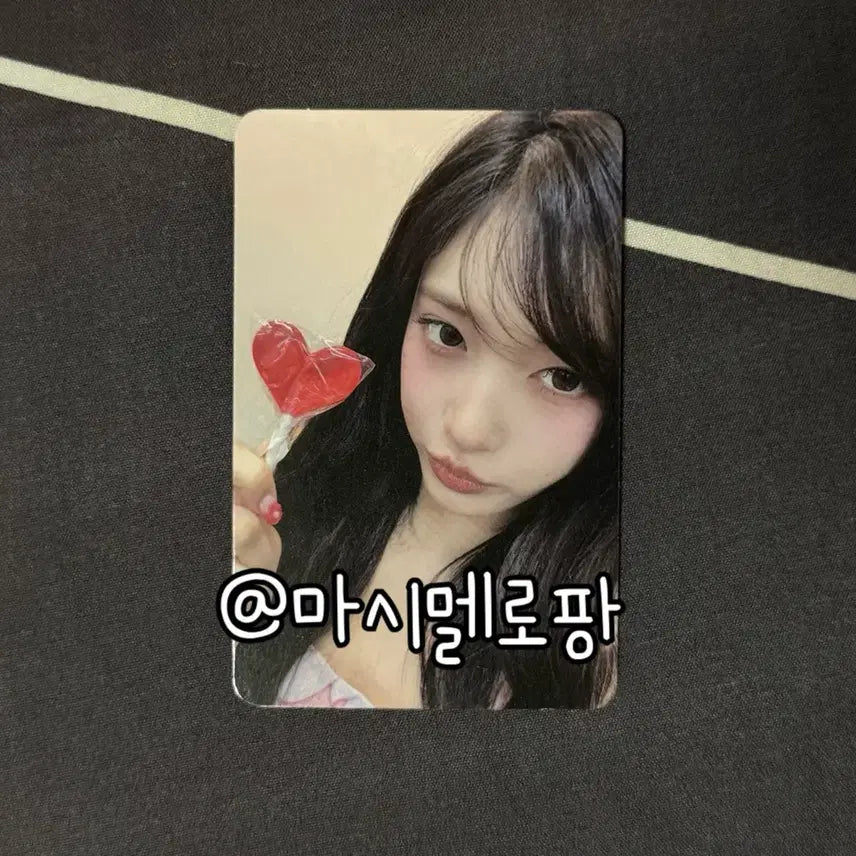 아이브 시크릿 메이크스타 이서 하트사탕 포카 포토카드 특전 xoxz