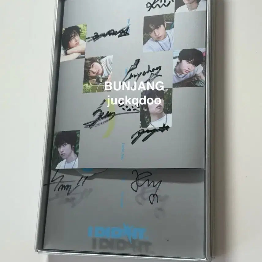 아이딧 친필싸인앨범 i did it autographed album