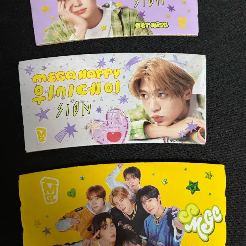 엔시티 위시 메가 컵홀더 위시 시온 일괄