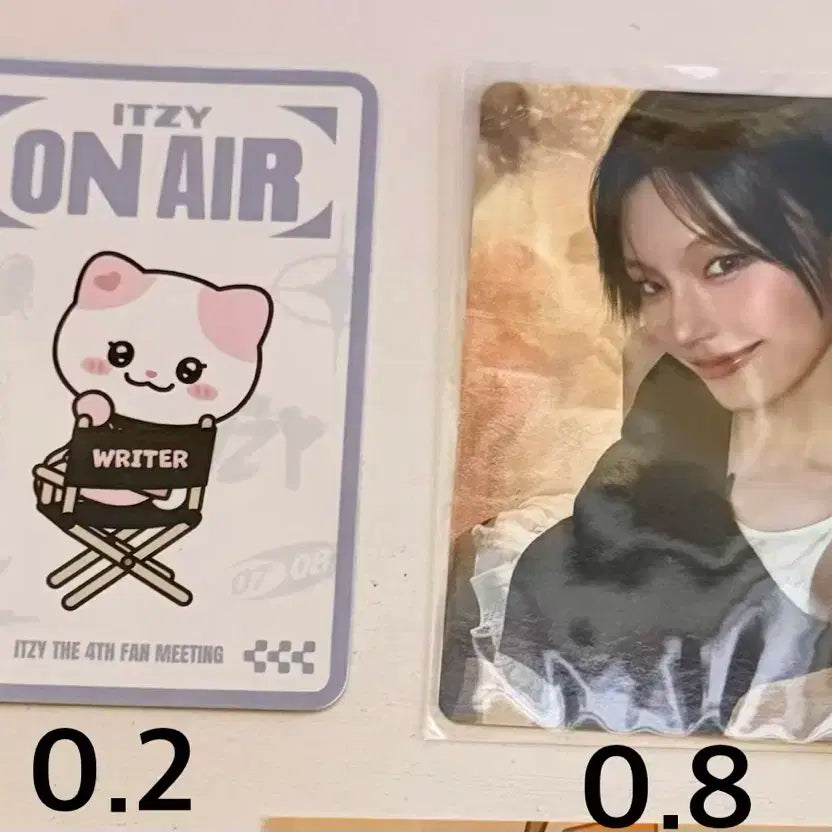 있지 on air 트윈지 팝업 5만원 특전 포카 예지 / 려우 나옹 특전