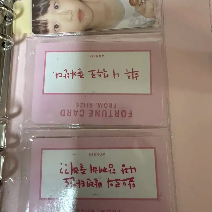 라이즈 원빈 포카 홀더 + 포카 일괄