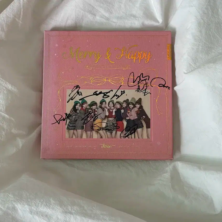 트와이스 친필 싸인 앨범 판매