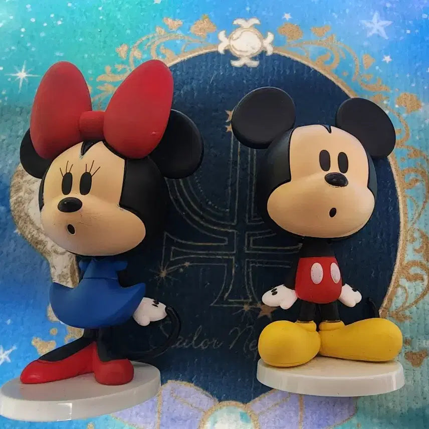 미키마우스 미니마우스 가챠 피규어 세트