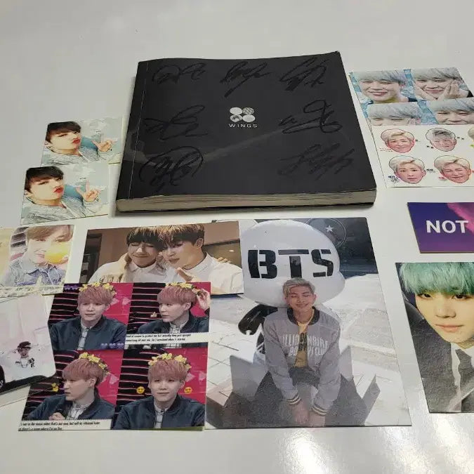 BTS wings 앨범 "피땀눈물" + 친필싸인