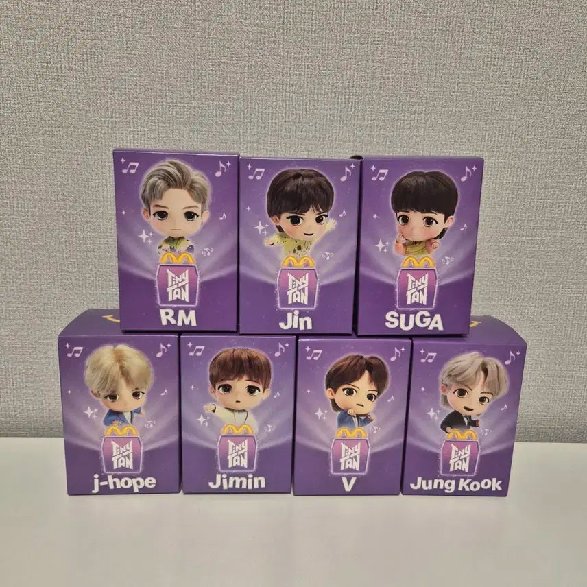 맥도날드 BTS 타이니탄 피규어 풀세트