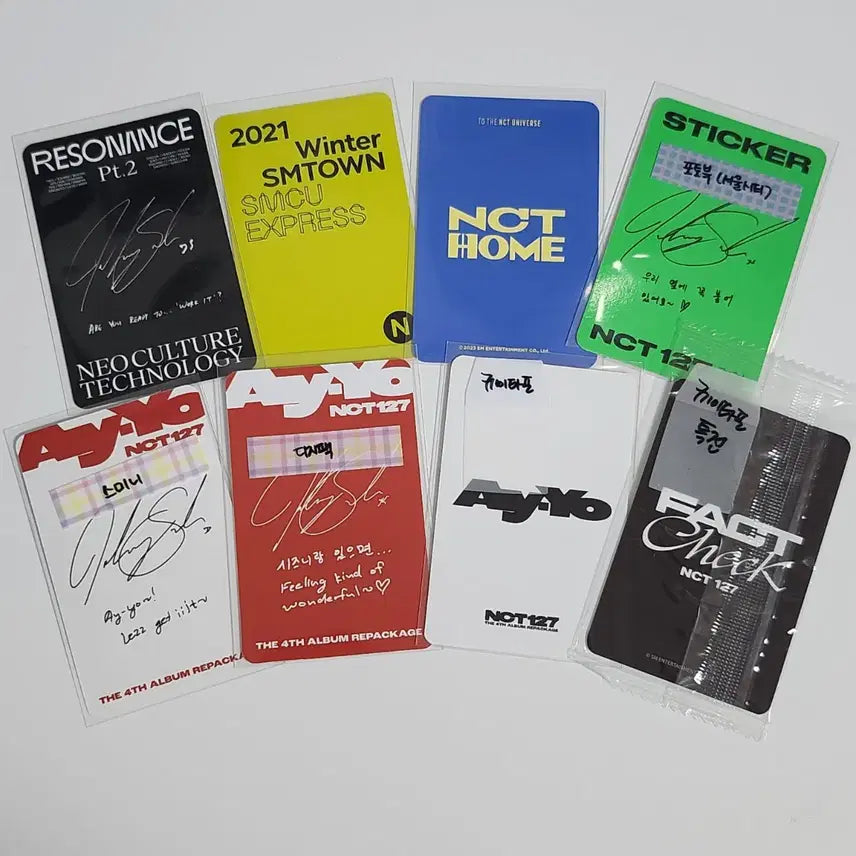 nct127 엔시티 쟈니 특전 앨범포카 일괄판매