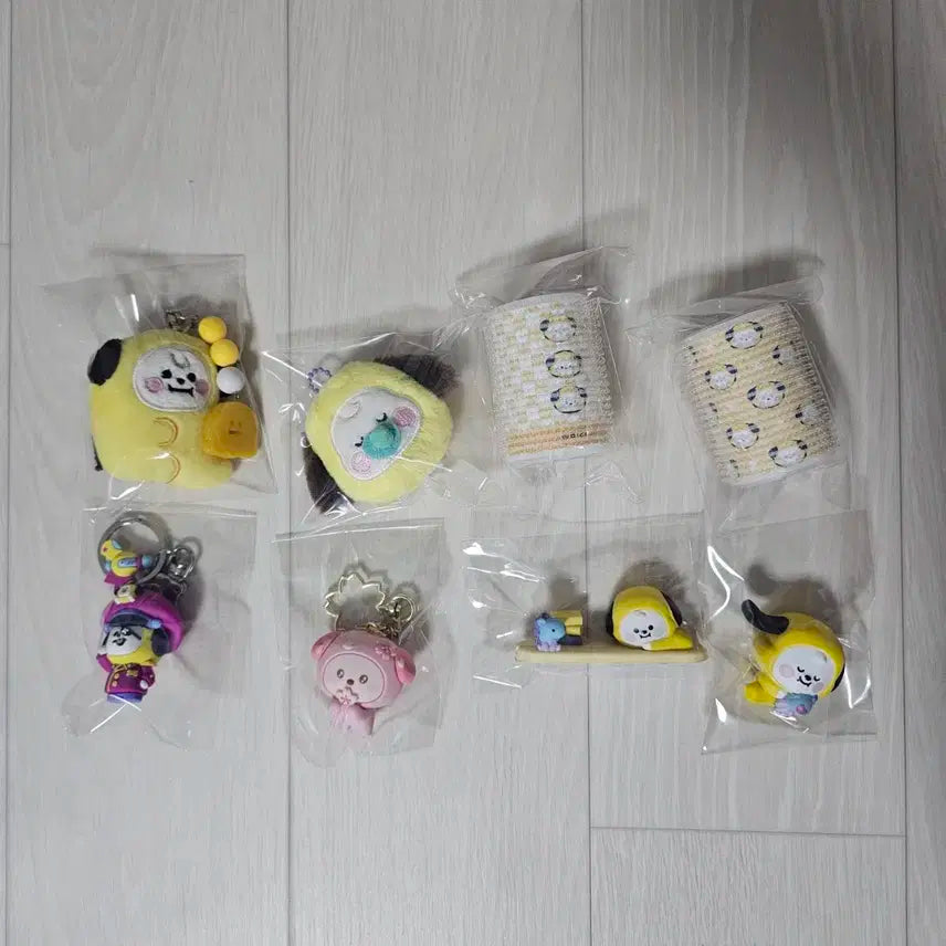 BT21 치미 인형 키링 헤어롤 일괄 판매 BTS 방탄소년단 지민