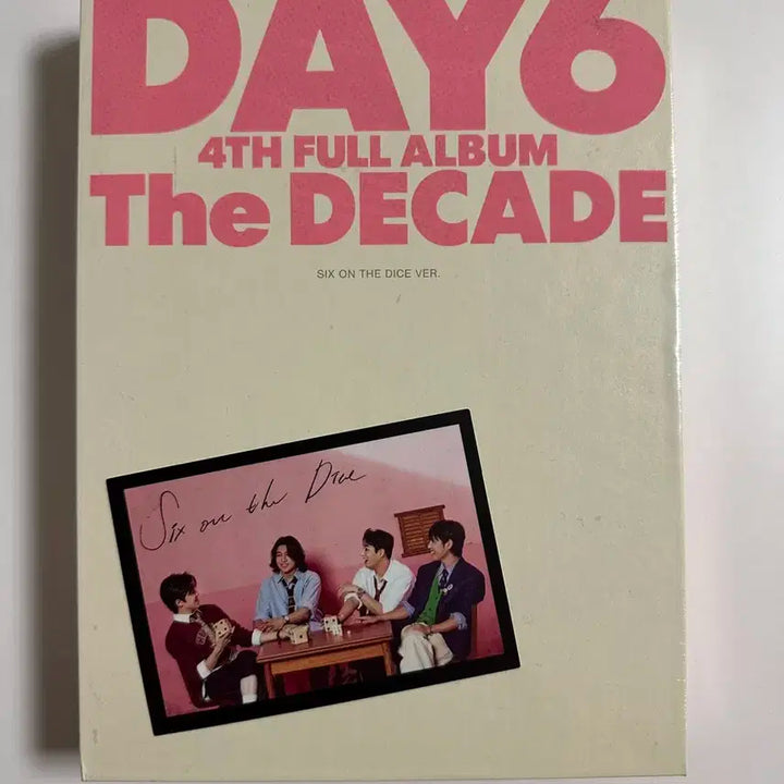 데이식스 The Decade 앨범 식스온더다이스 버전 Day6