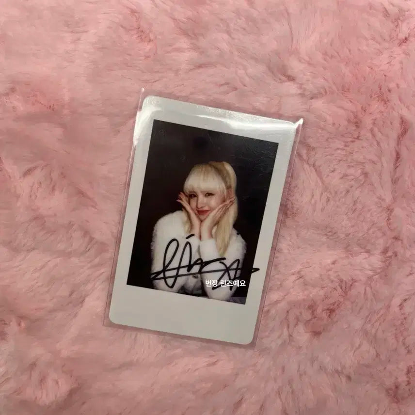 아이브 리즈 일레븐 이즈위 1차 양도 싸인 폴라로이드