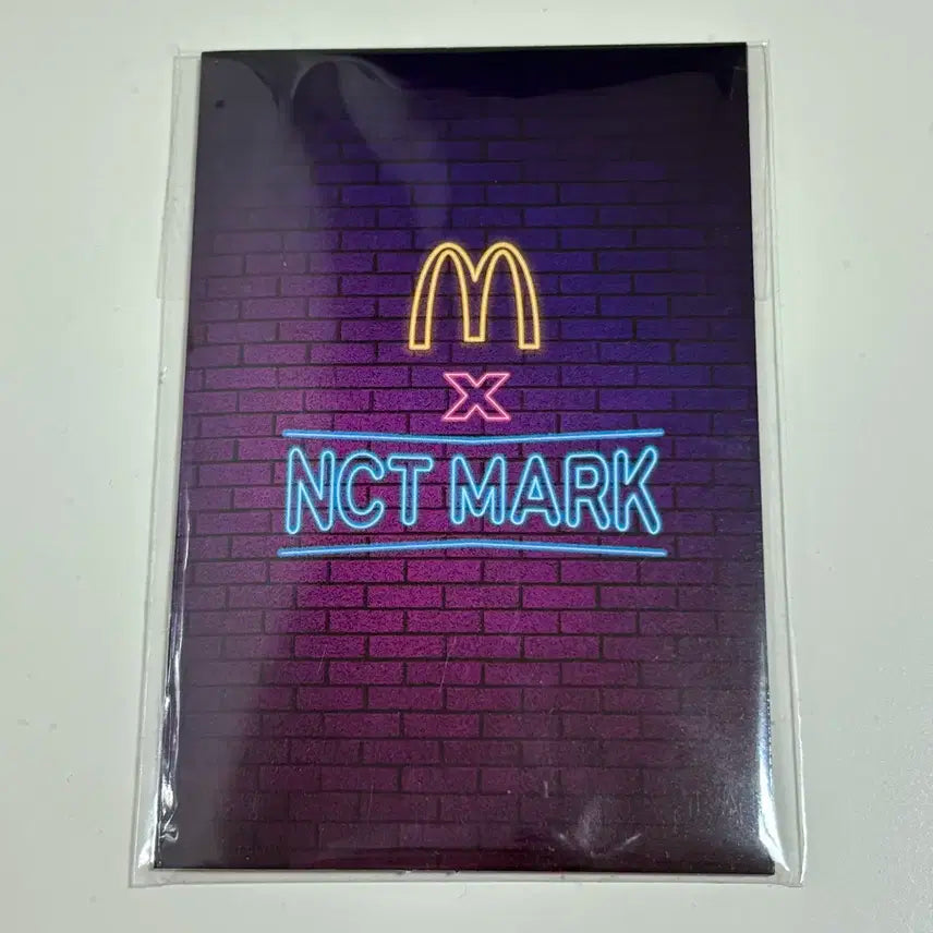 맥도날드 엔시티 NCT 마크 포토카드 포카