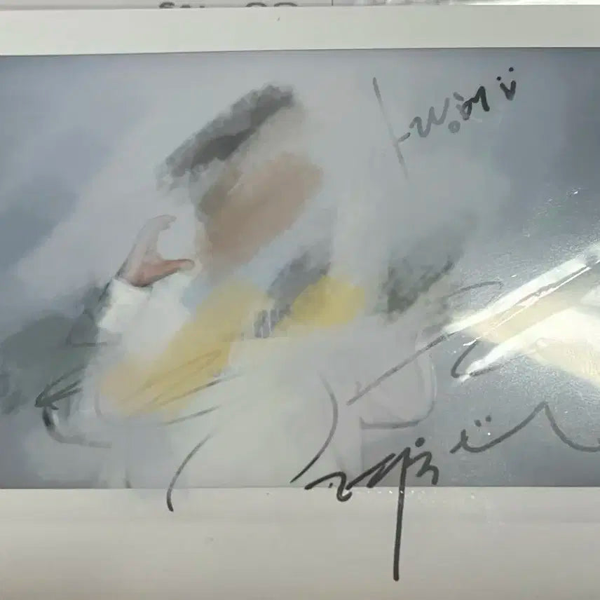 슈퍼주니어 려욱 친필싸인 폴라로이드 싸인 폴라 양도