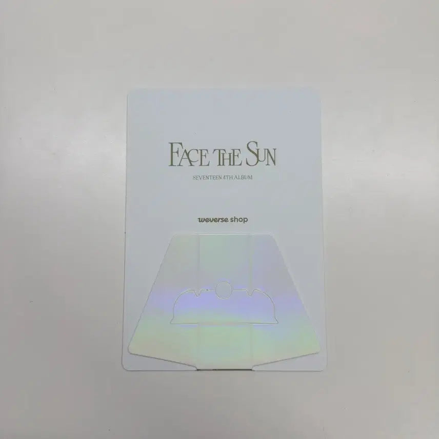 세븐틴 정한 페더썬 위버스 특전 홀로그램 액자