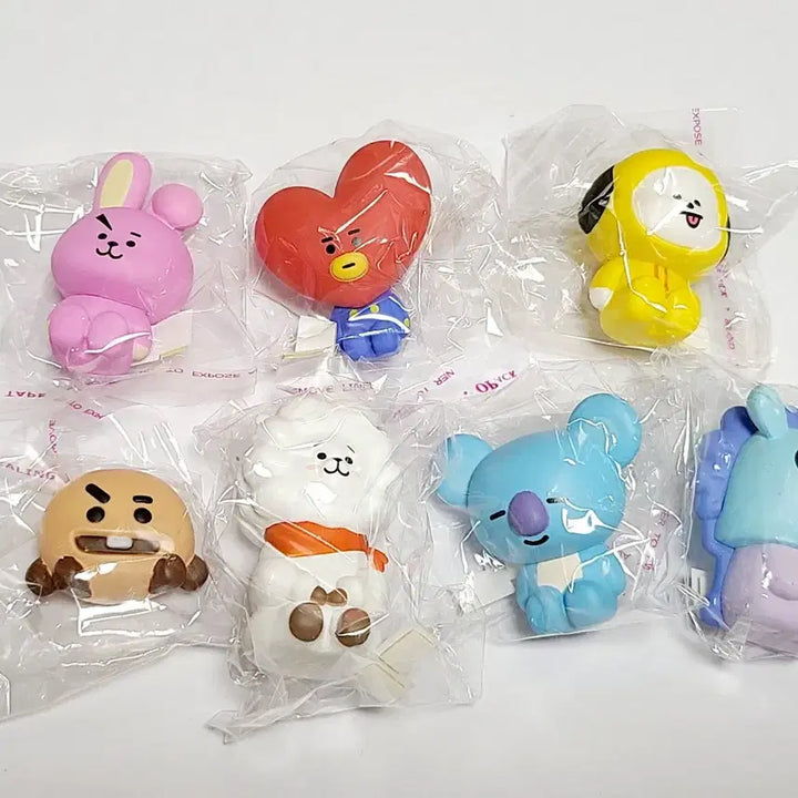 방탄소년단 BT21 모니터 피규어 일괄