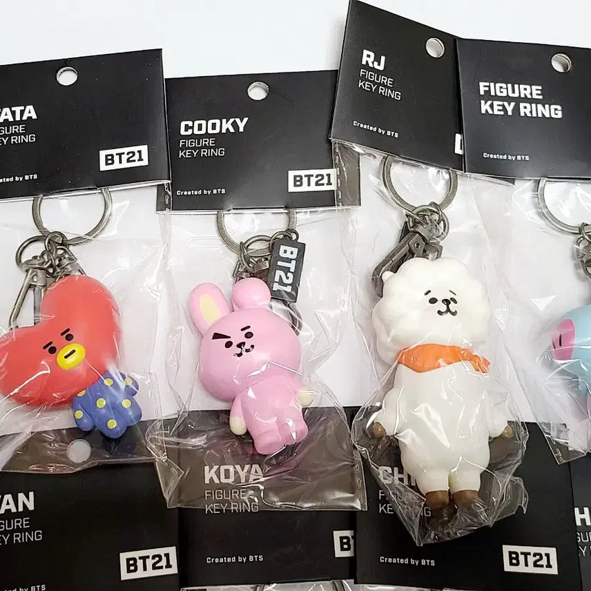 방탄소년단 BT21 피규어 키링 일괄