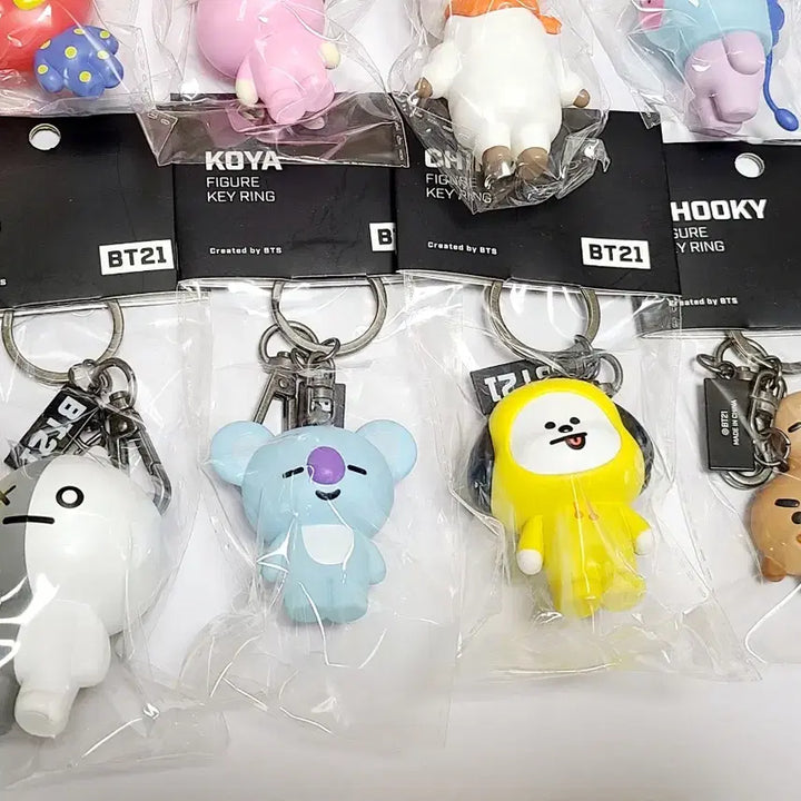 방탄소년단 BT21 피규어 키링 일괄