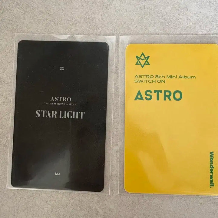 아스트로 엠제이 스타라이트 일본판 한정+스위치온 특전포카 일괄 팝니다