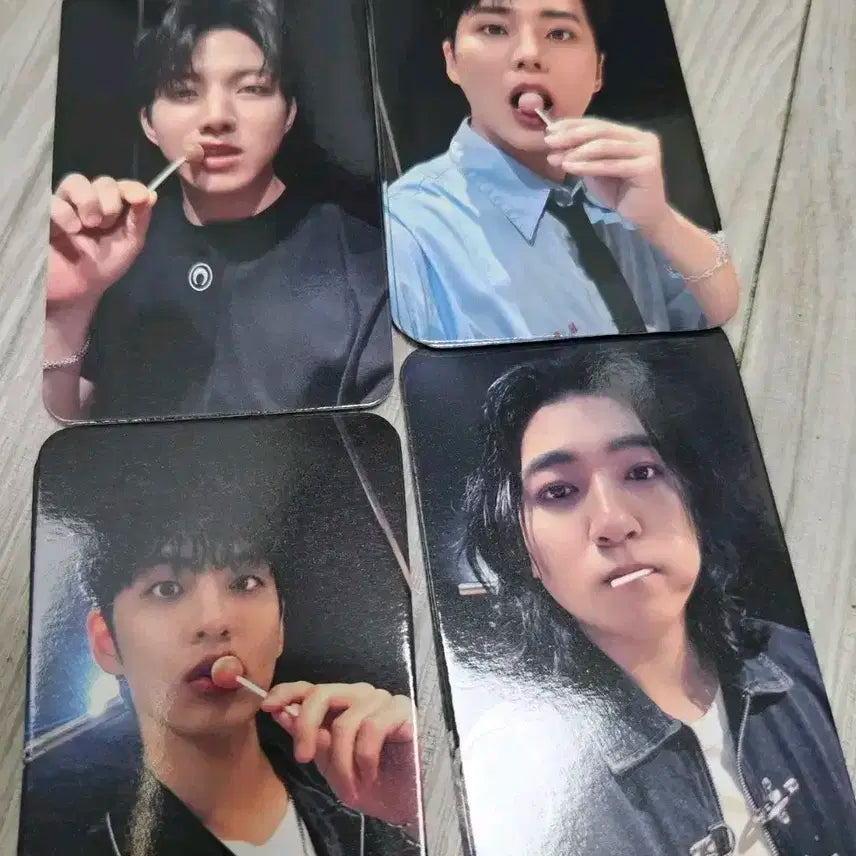 데이식스 후즈팬 미공포 사탕포카 전체멤버 4장 1세트