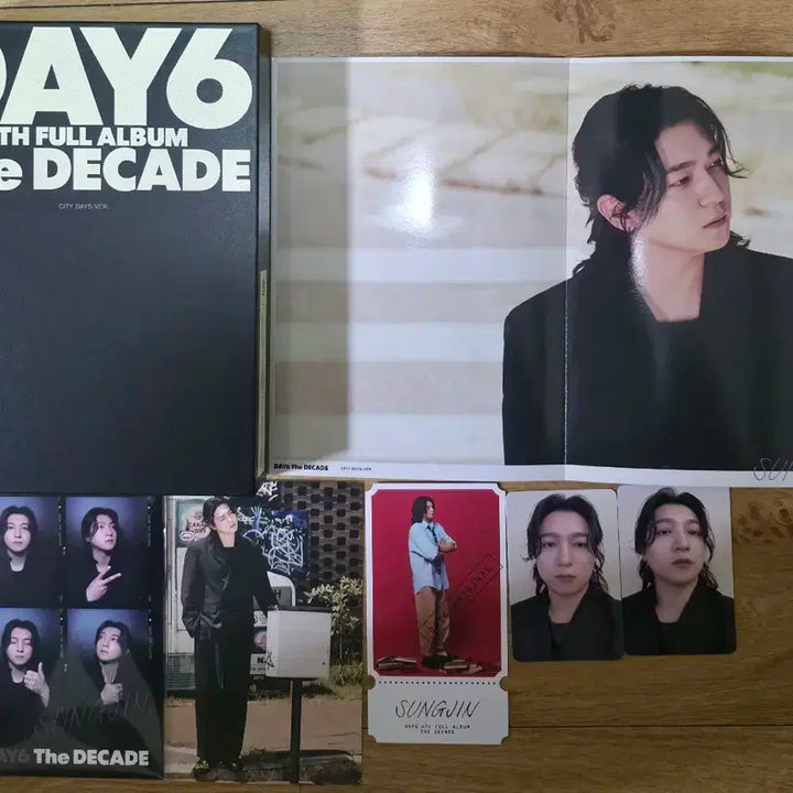 데이식스 데케이드 성진 메세지포토x(시티ver,초판o)