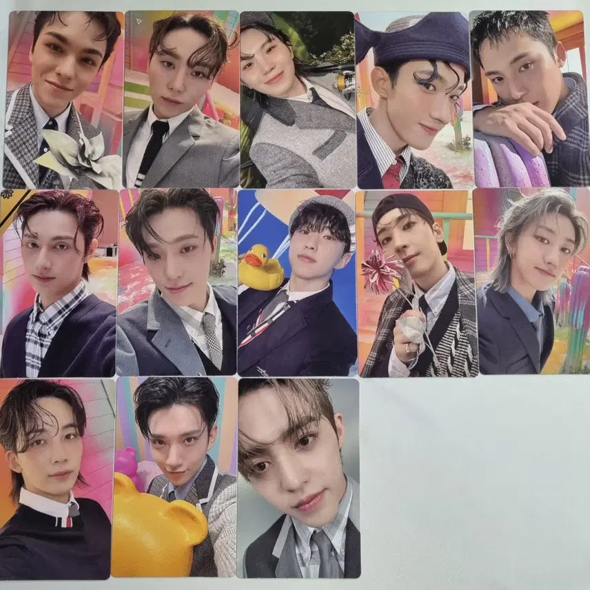 세븐틴 베스트앨범 디어버전 특전 13명 일괄