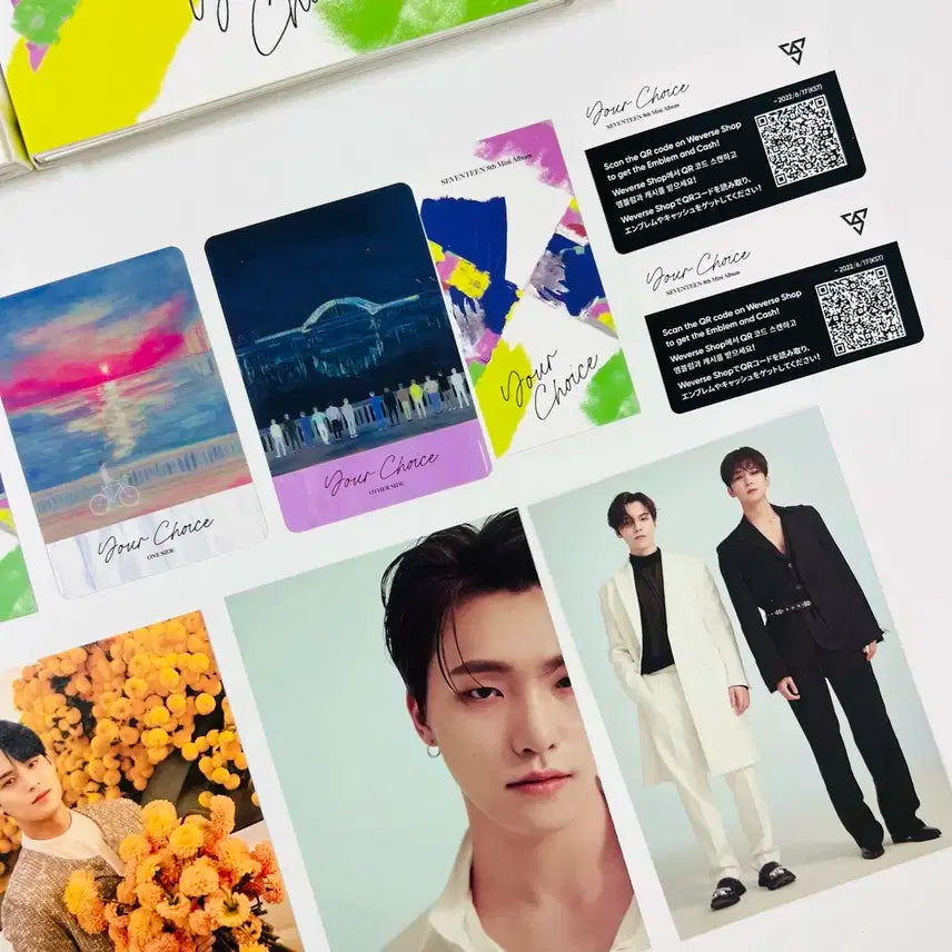 세븐틴 유어초이스 Your Choice 앨범 포카 포토카드 세트