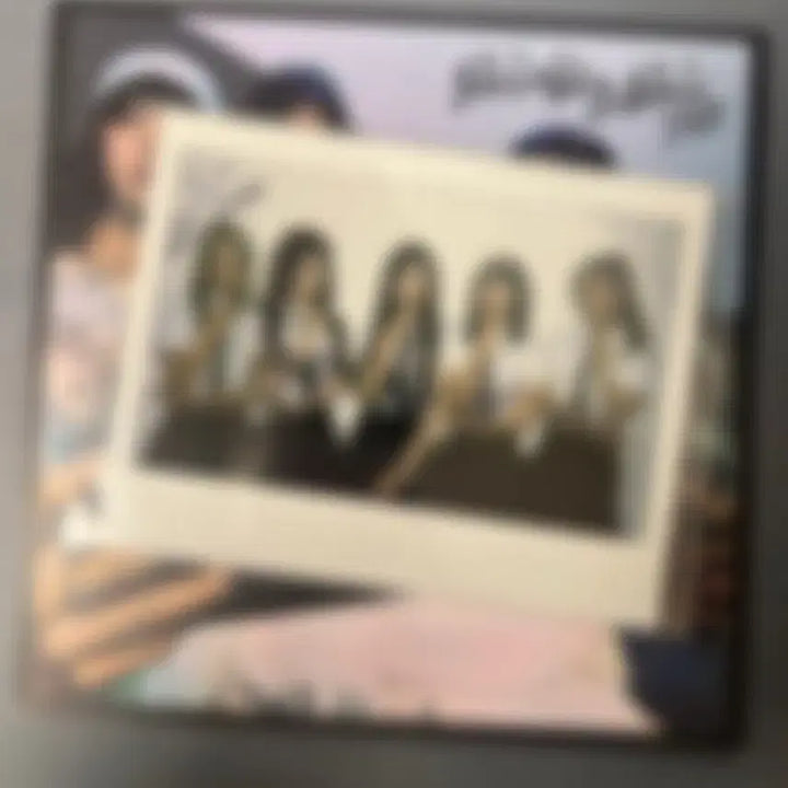 ITZY 있지 cake 단체 싸인 폴라로이드