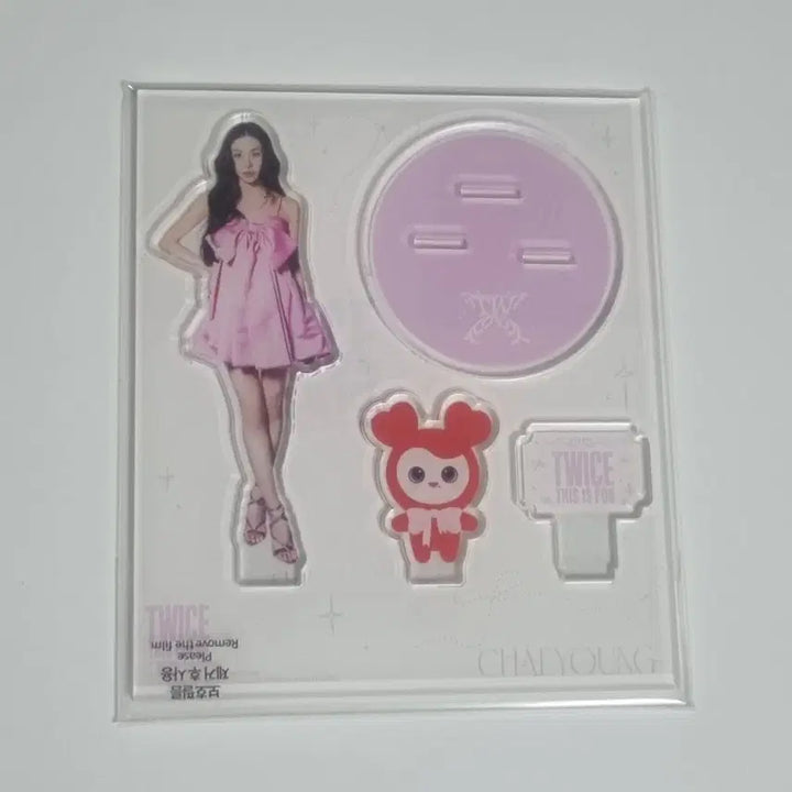 트와이스 디스이즈포 콘서트 채영 아크릴스탠드(포카 포함)