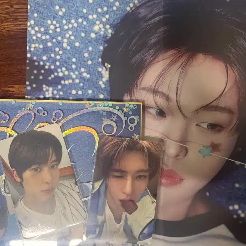 엔시티 위시 팝팝 포토북 초회한정반 리쿠 시온 포카 한정반