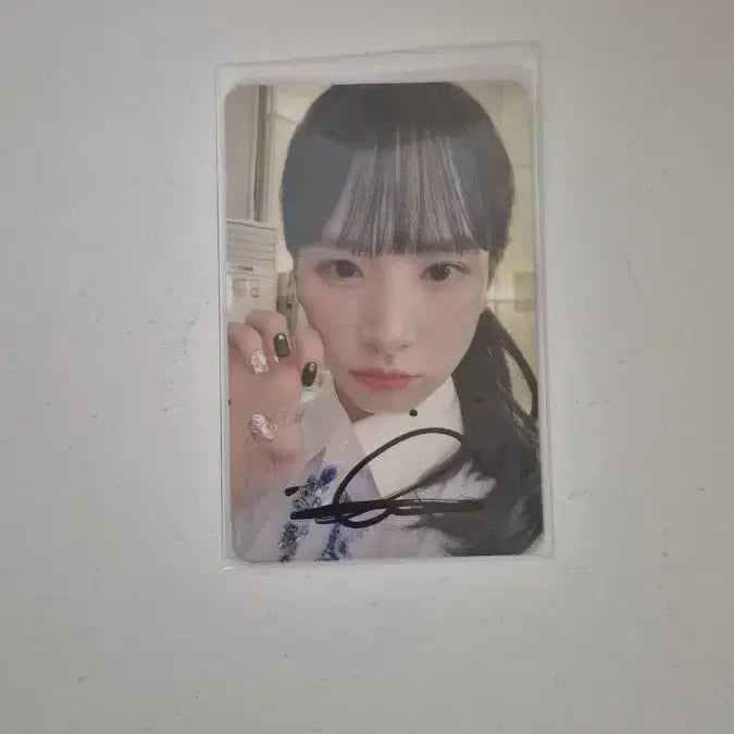 우주소녀 설아 이루리 싸인 포토카드