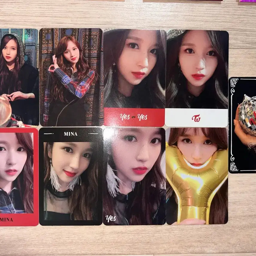 트와이스 미나 Yes or Yes 포토카드 세트 일괄