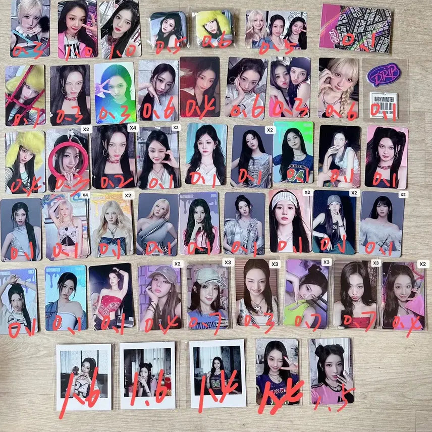 베이비몬스터 DRIP 팝업 포카 양도