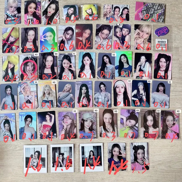 베이비몬스터 DRIP 팝업 포카 양도